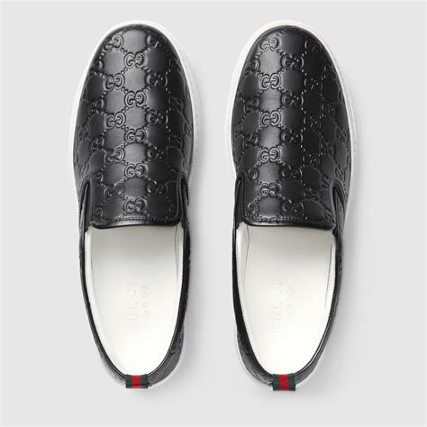 men's gucci slip on sneakers|gucci men sneakers new authentic.